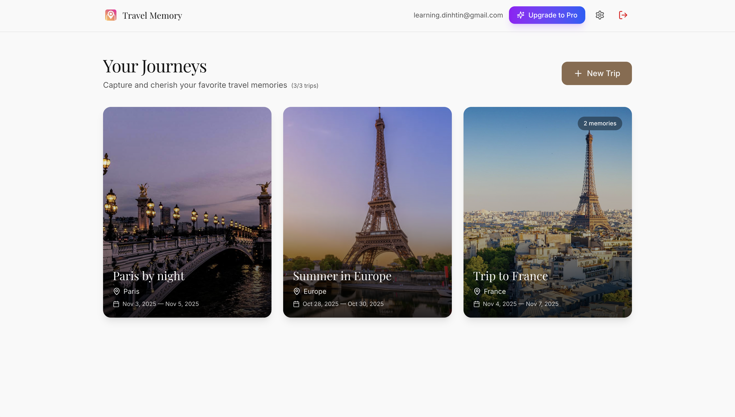 Travel Memory Studio Screenshot 1